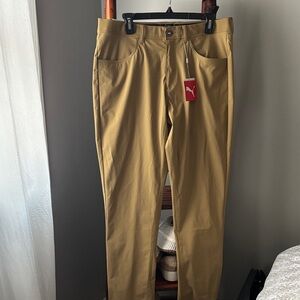 Puma Men's Khaki Chinos Golf